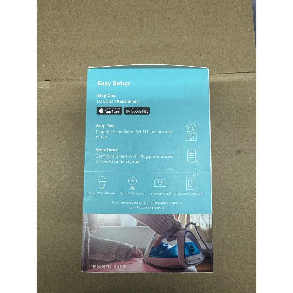 TP Link Kasa Smart Wi Fi Plug‎ HS100 Remote Control Scheduling Away Mode